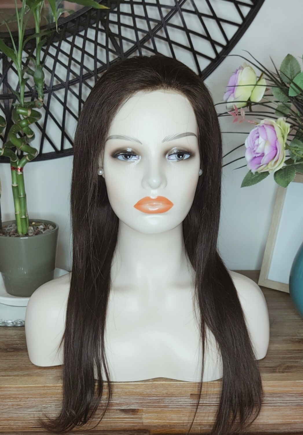 Polli Wig | Dark Brown Human Hair Lace Front