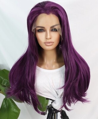 Cosplay Wig | Bright Purple Free Part Lace Front