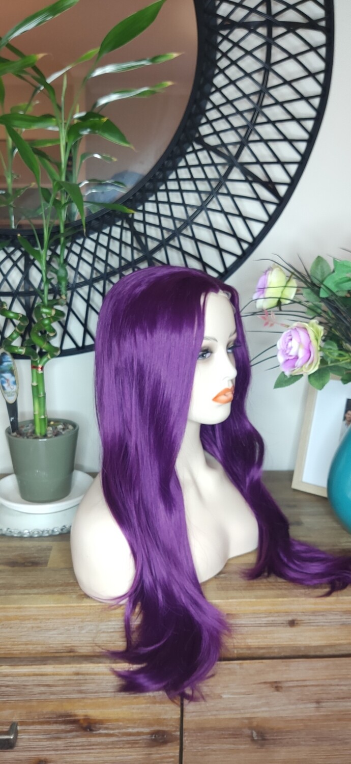 Cosplay Wig | Bright Purple Free Part Lace Front
