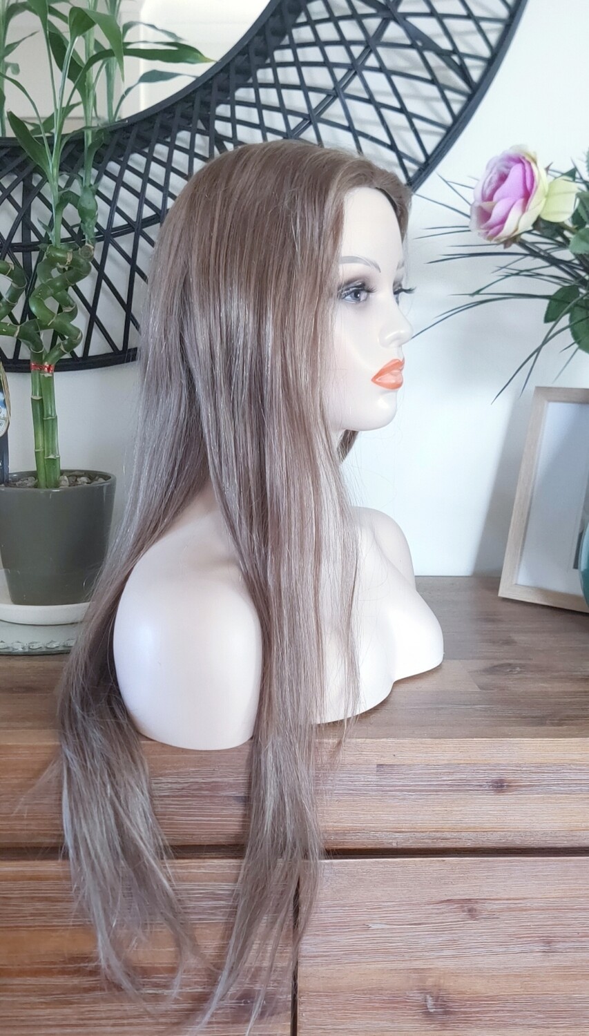 Kate Wig | Titanium Blonde Human Hair Lace Front 