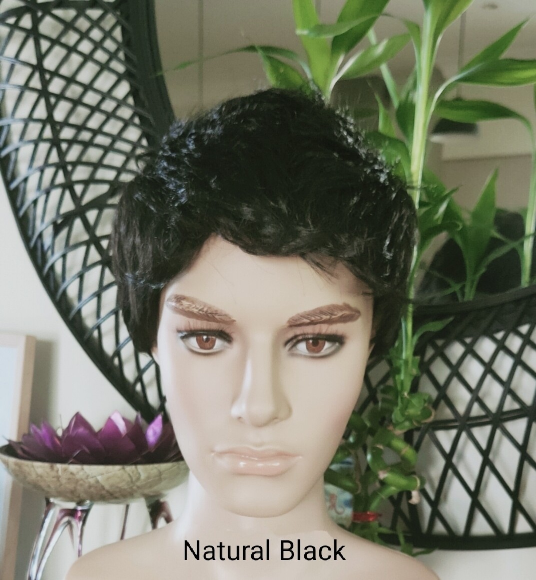 John Wigs | Men&#39;s Human Hair Blend