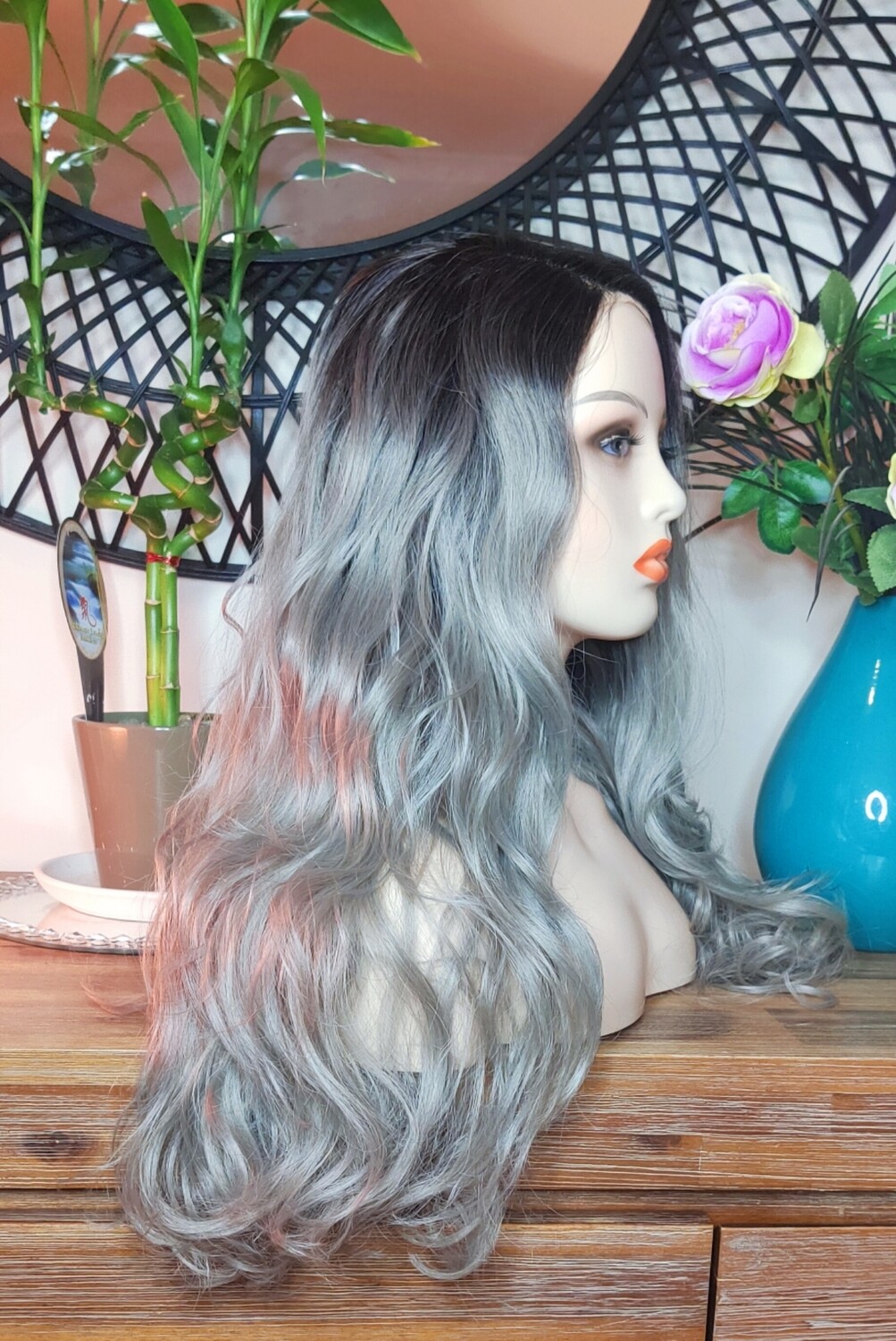Catalina Wig | Grey Ombre Lace Front 