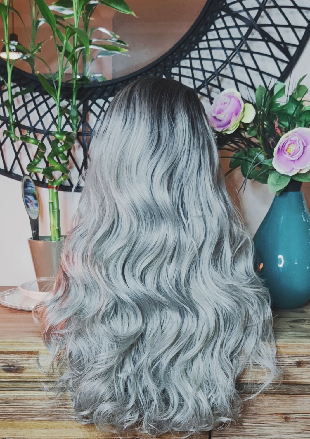 Catalina Wig | Grey Ombre Lace Front 