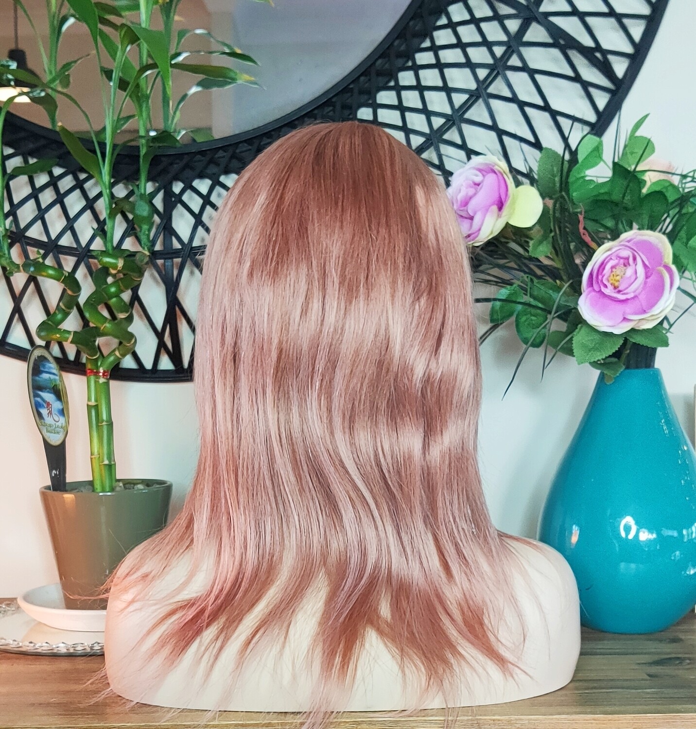 Charmaine Wig | Soft Pink Human Hair Lace Front 