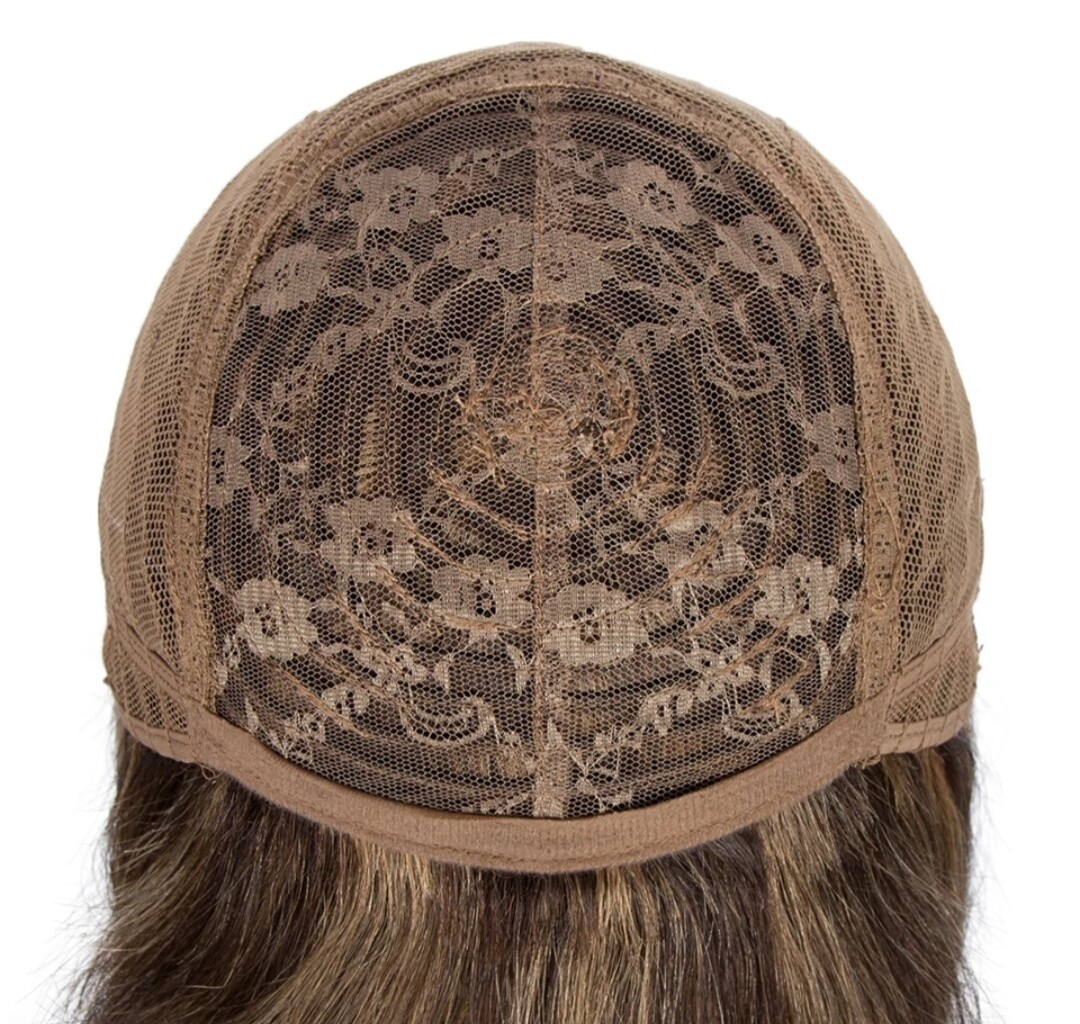Kaela Wig | Dark Blonde with Streaks Human Hair