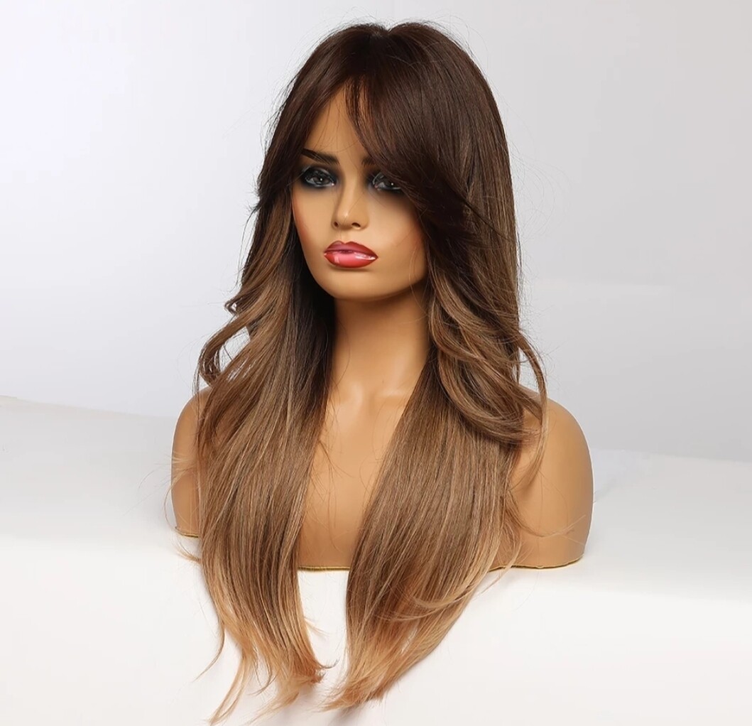 Pari Wig | Brown Balayage Layered
