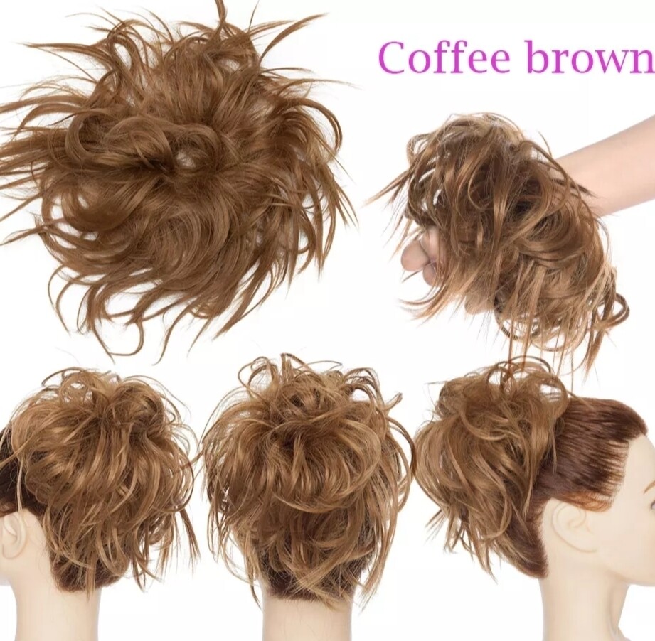 MESSY SYNTHETIC HAIR BUN