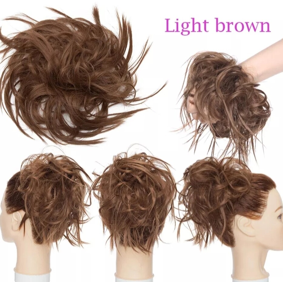 MESSY SYNTHETIC HAIR BUN