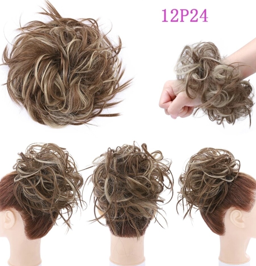 MESSY SYNTHETIC HAIR BUN