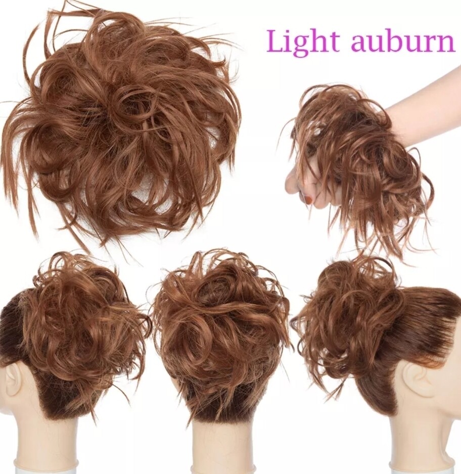 MESSY SYNTHETIC HAIR BUN