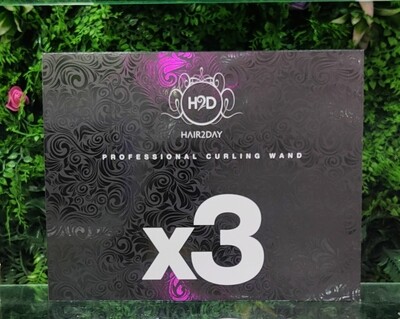 H2D X3 Professional Curling Wand 