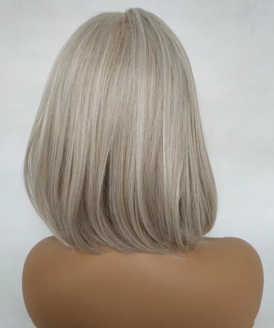 Irene Wig | Icy Blonde with Highlights 