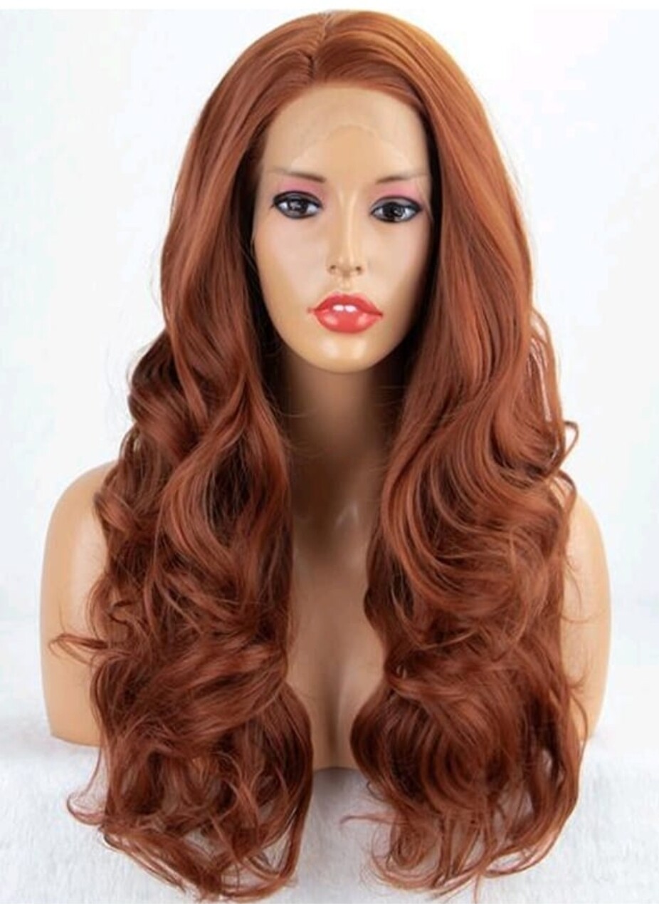 Delilah - Wig - Copper Red Lace Front 
