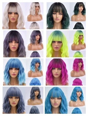 Cosplay Wigs | Water Wave Bobs