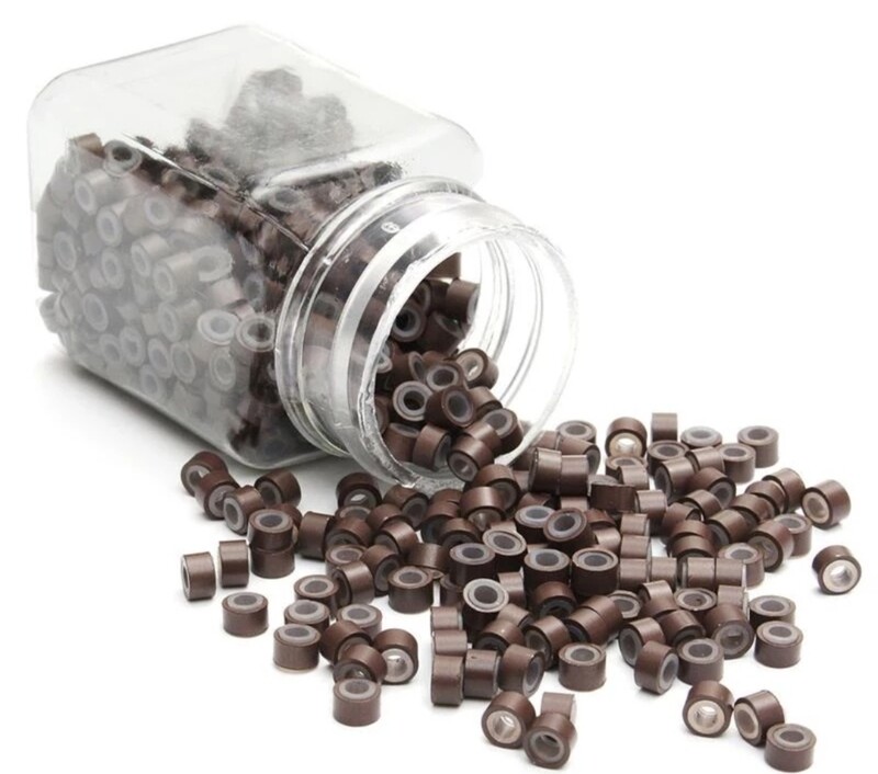HAIR EXTENSION SILICONE LINED MICRO BEADS 500PC PACK