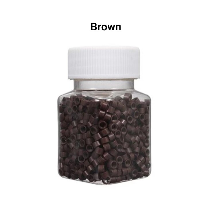 HAIR EXTENSION SILICONE LINED MICRO BEADS 500PC PACK