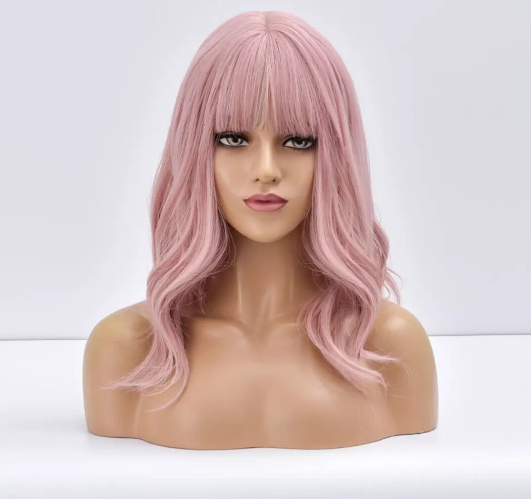 Cosplay Wigs | Body Wave, Color: Soft Pink