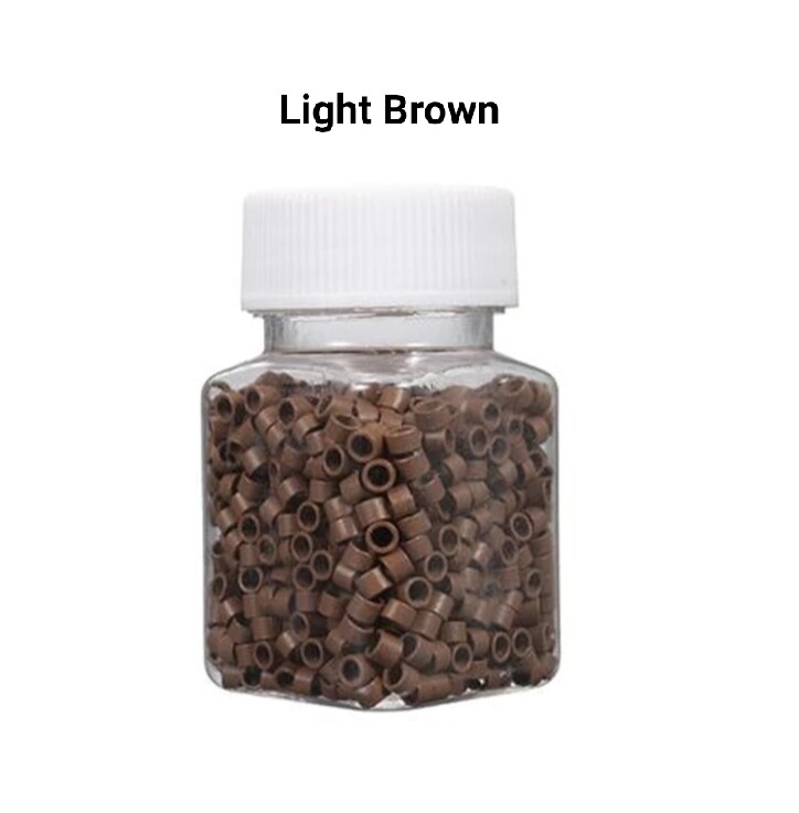 HAIR EXTENSION SILICONE LINED MICRO BEADS 500PC PACK