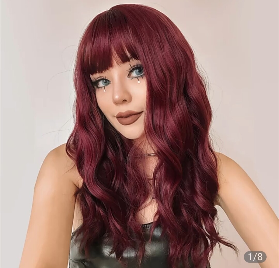 Silvia Wig | Wine Red