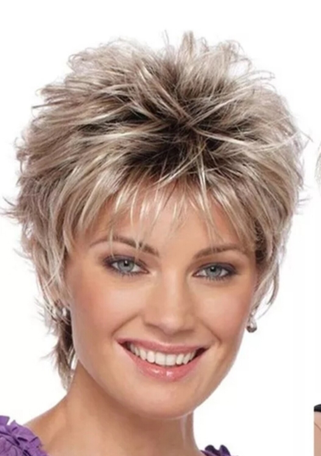 Carmel Wig | Blonde Mix Ombre Human Hair Blend