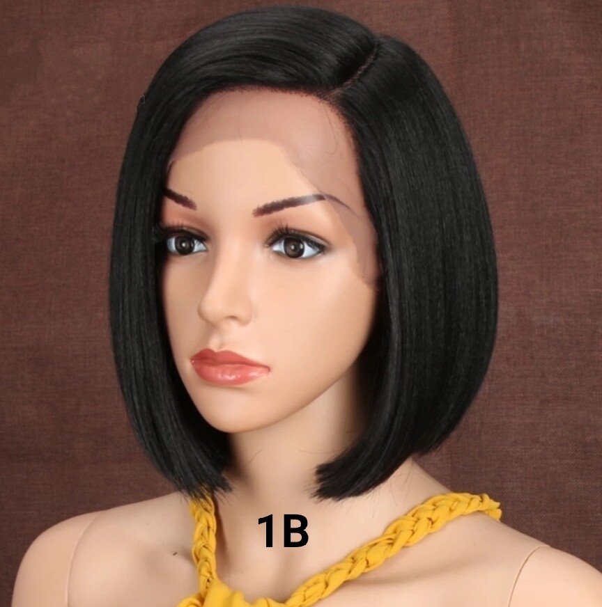 Maxine Wigs | Side Part Lace Front , Color: 1B