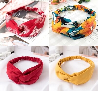 TWIST CHIFFON ELASTIC HEADBAND