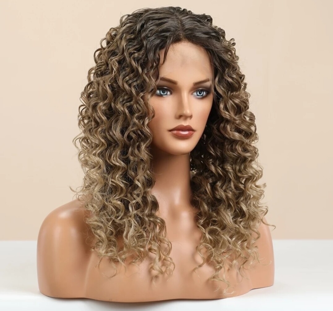 Tania - Wig - Dark Blonde Ombre Lace Front 