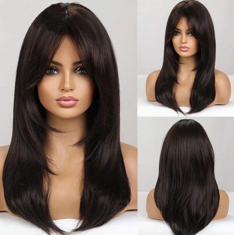 Bernie Wig | Dark Brown Layered