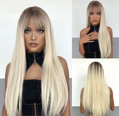 Gem Wig | Platinum Blonde Ombre