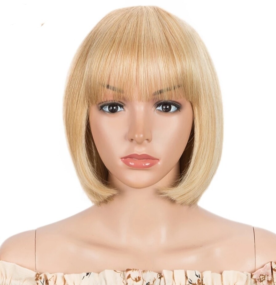 Adelle Wigs | Strawberry Blonde Human Hair