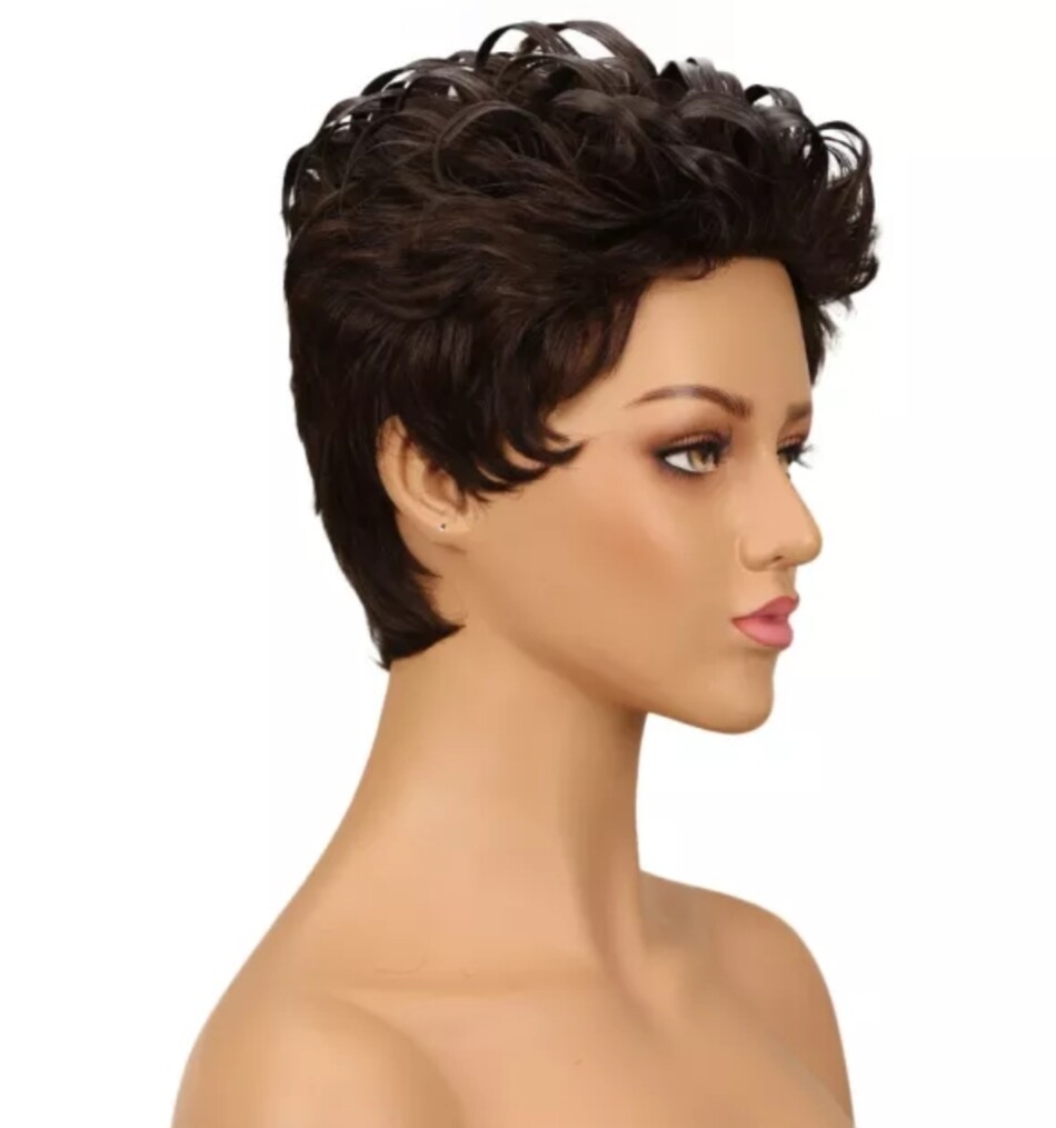 Tabitha Wig | Medium Brown Human Hair