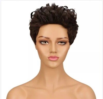 Tabitha - Wig - Medium Brown Human Hair