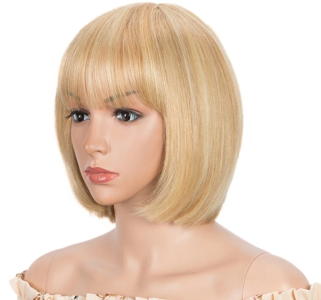 Adelle Wigs | Strawberry Blonde Human Hair