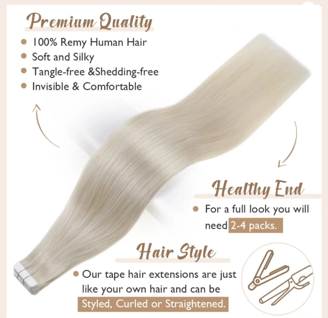 PREMIUM TAPE IN HAIR EXTENSIONS