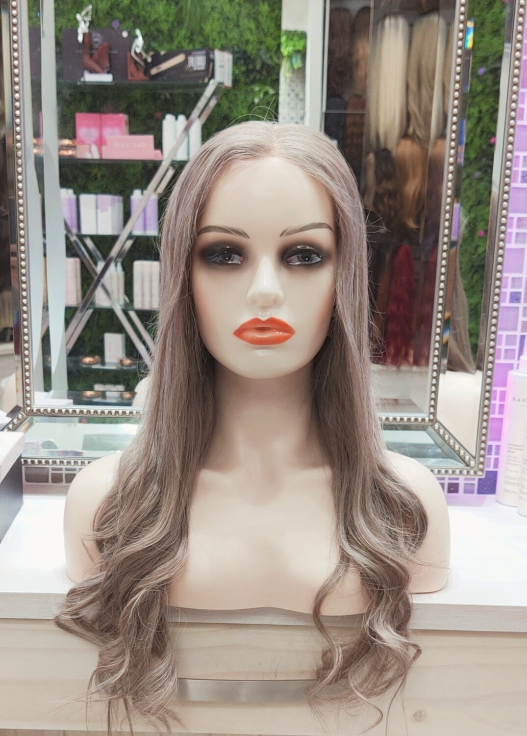 Amie - Wig - Ash Blonde Remy Hair Lace Front 