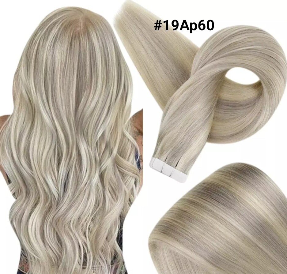 PREMIUM RUSSIAN REMY HAIR TAPE IN EXTENSIONS 