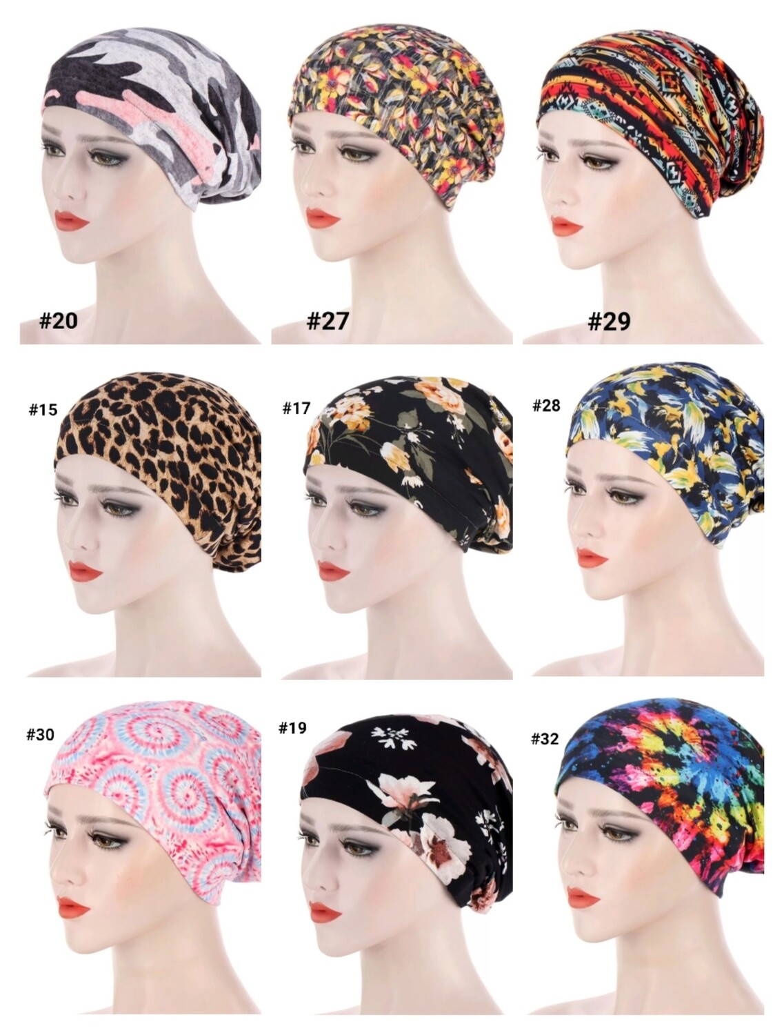 PRINTED TURBAN