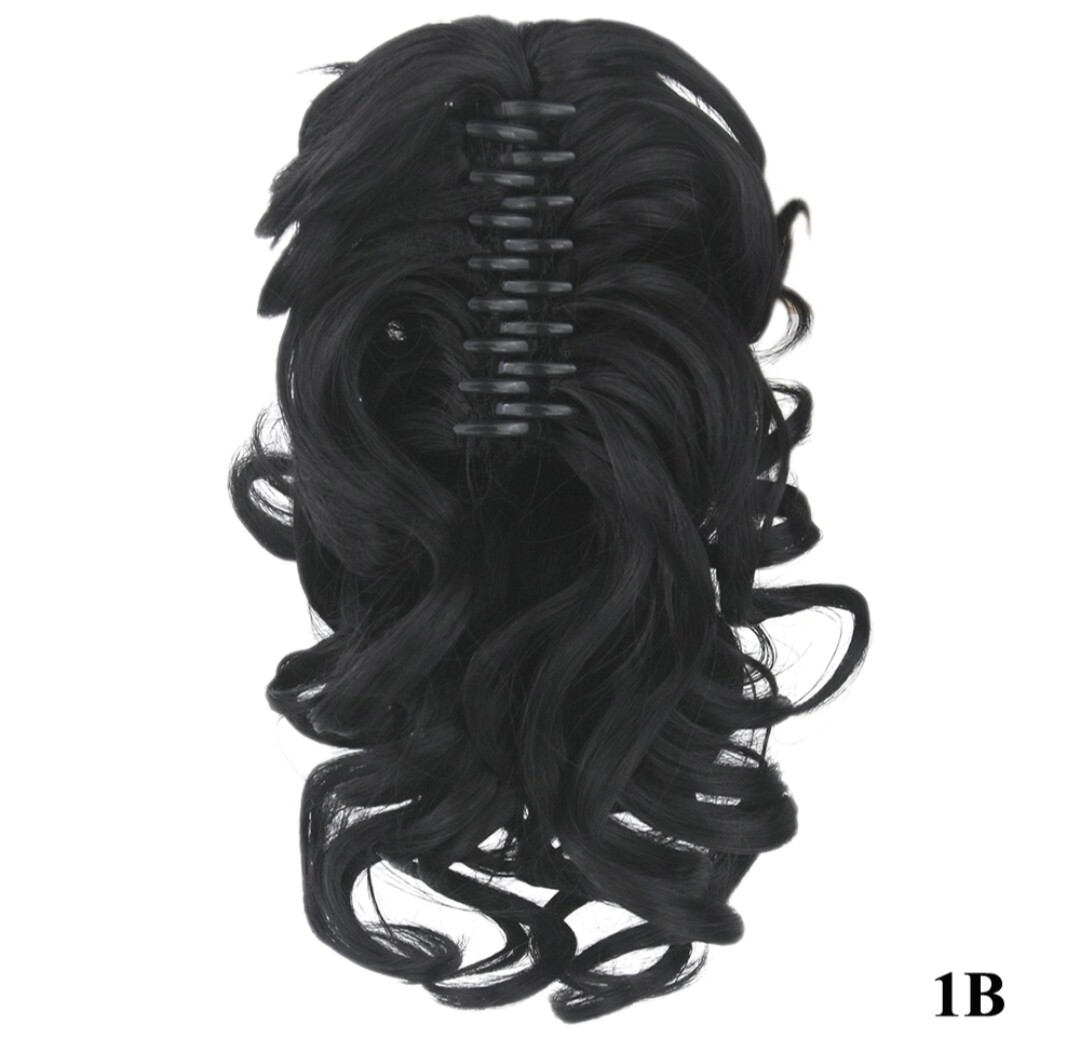 12-Inch Clip In Claw Ponytail Extensions Synthetic Hair