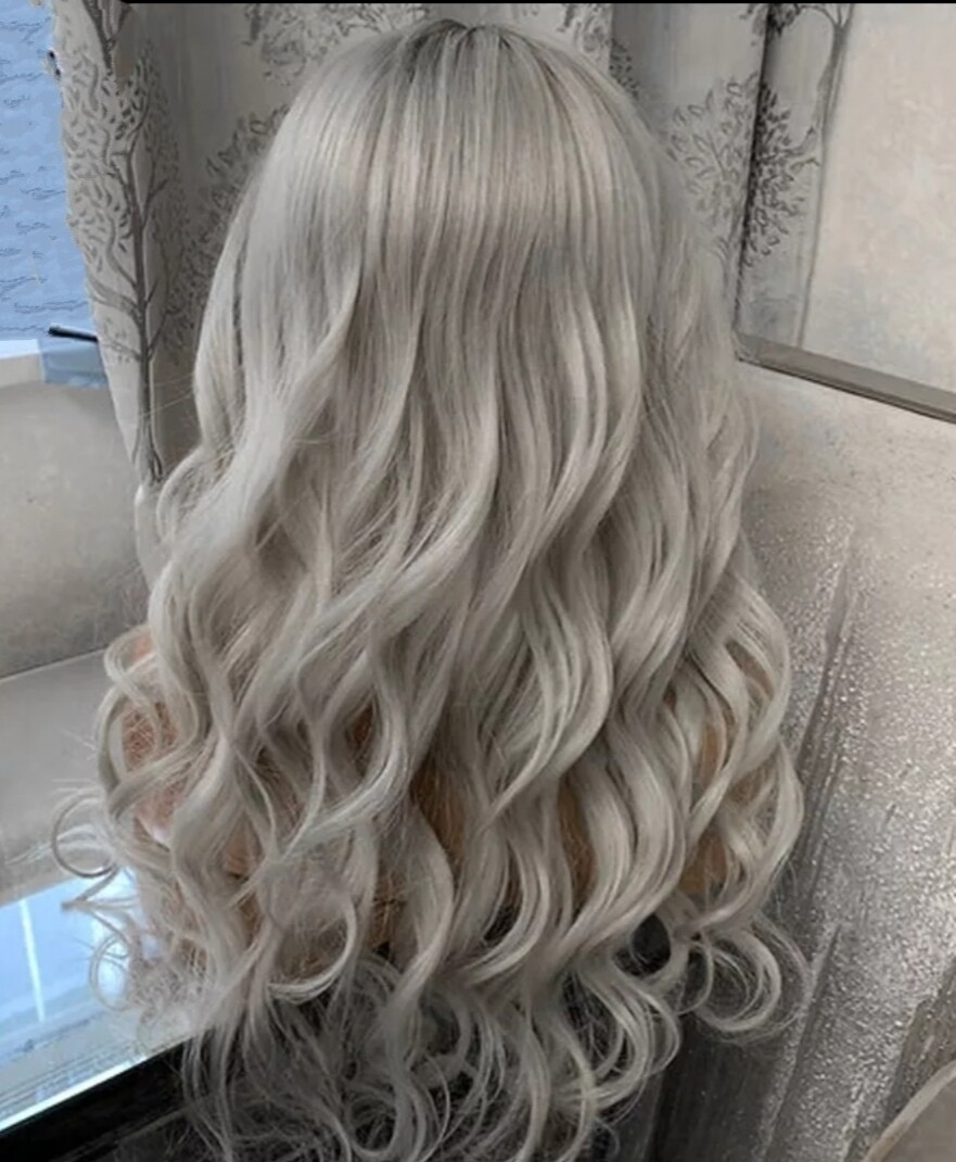 Samantha Wig | Silver Human Hair Lace Front 
