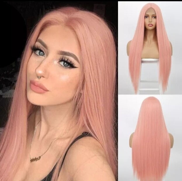 Holly - Wig - Light Pink Long