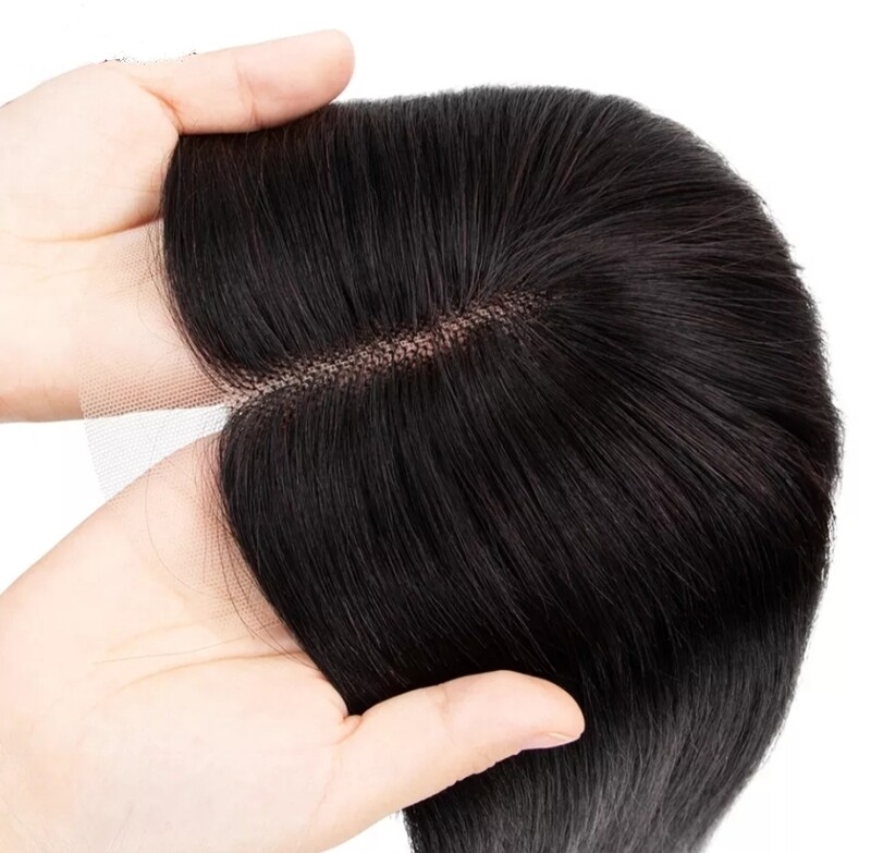 HUMAN HAIR TOPPER Lace Base 13x13cm