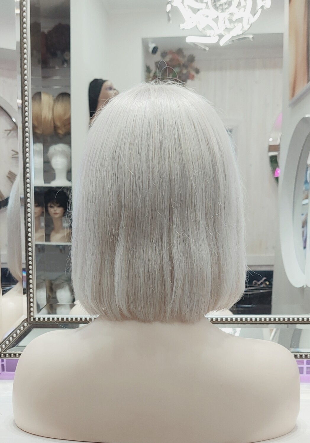 Hilary Wig | Ash Grey Human Hair Lace Front 