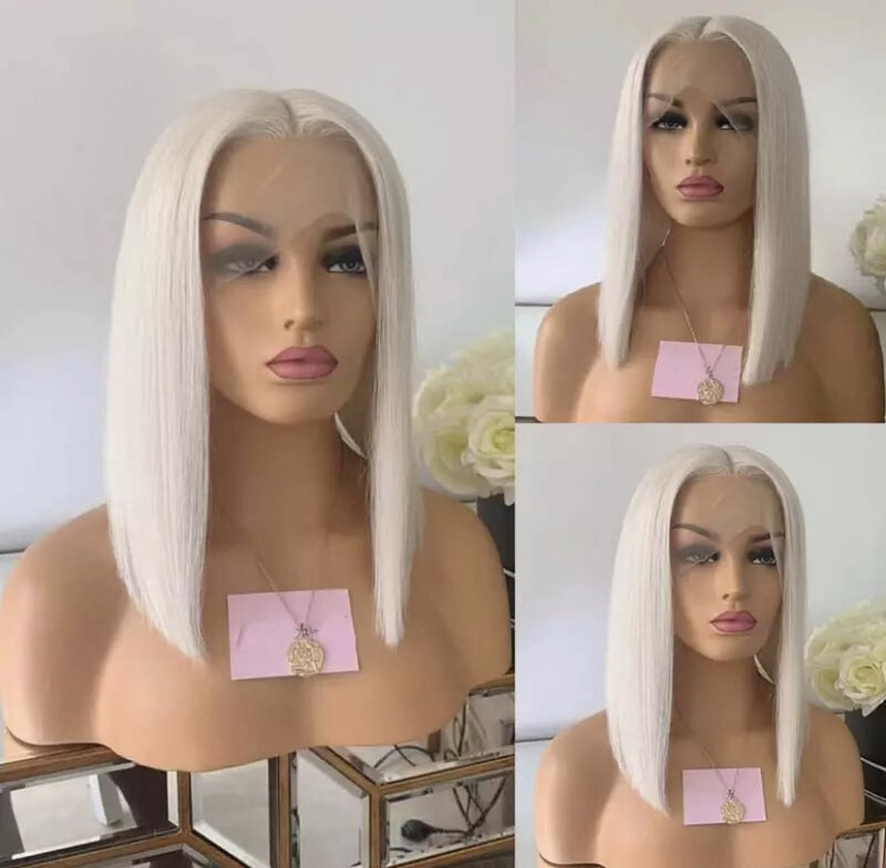 Leesa Wig | Platinum Blonde Free Part Lace Front