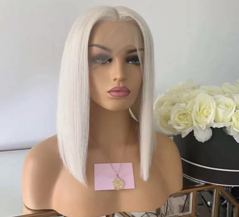 Leesa Wig | Platinum Blonde Free Part Lace Front