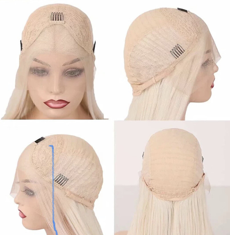 Leesa Wig | Platinum Blonde Free Part Lace Front