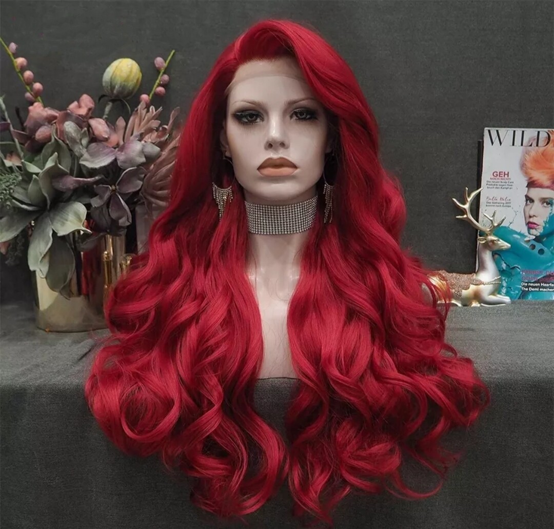 Scarlet - Wig - Hot Red 