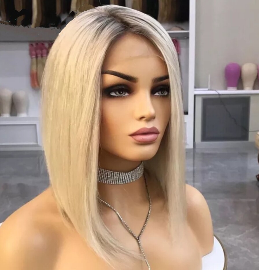 Lucy - Wig - Blonde Ombre Remy Hair Lace Front 