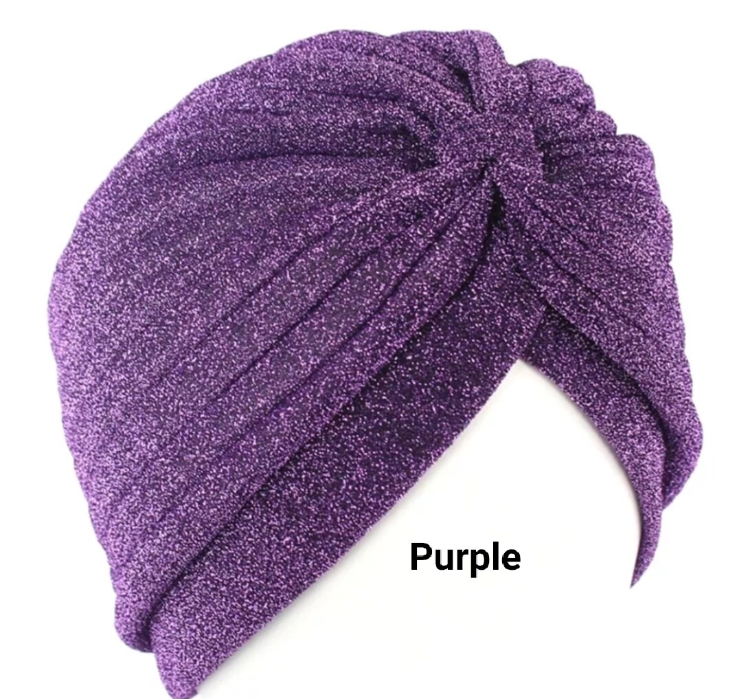 SHINY KNOT TWIST TURBAN