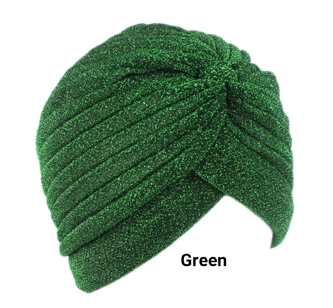 SHINY KNOT TWIST TURBAN