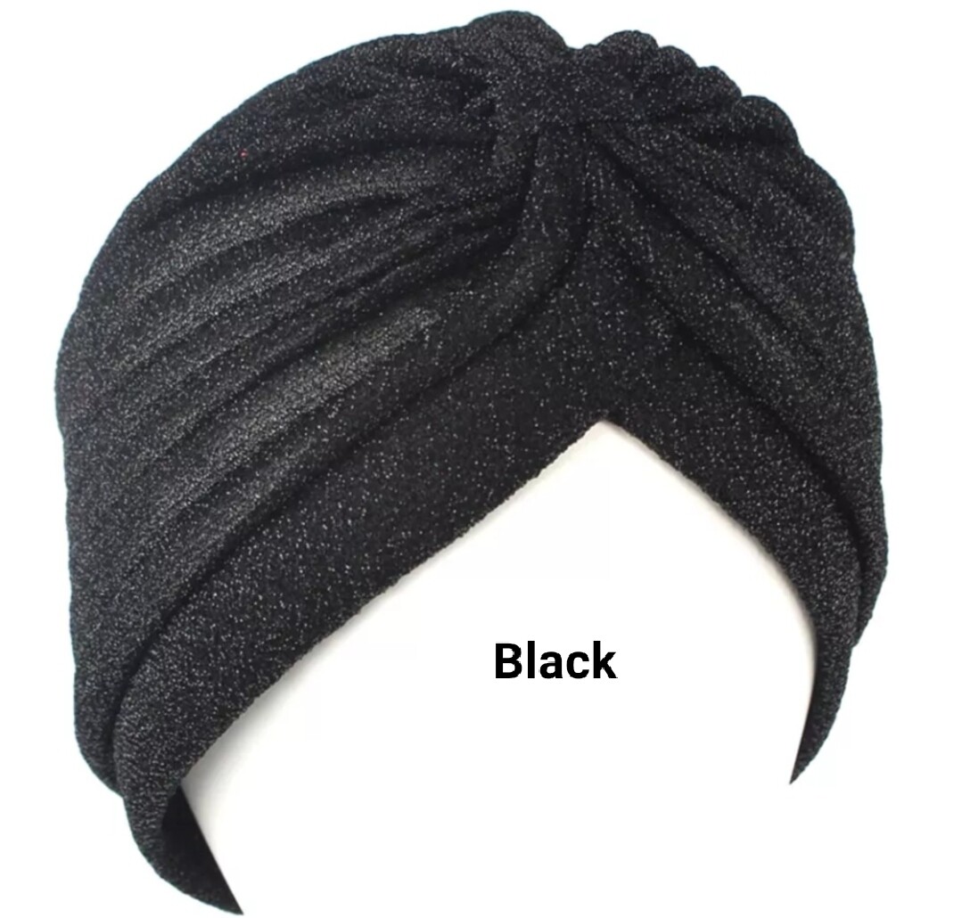 SHINY KNOT TWIST TURBAN